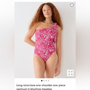 Jcrew long torso one piece swim. Size 4